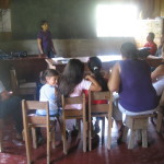 Primera explicación sobre Mejoramiento de vida a la comunidad Amagro
